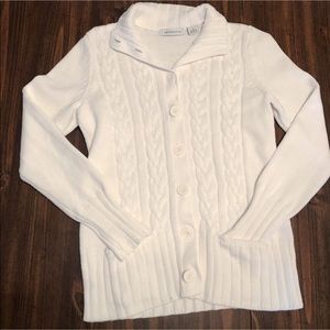 White Liz Claiborne Sweater